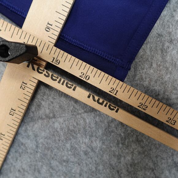 Lululemon‎ Leggings Womens 8 Crop 21" Gym Run Athletic Purple Workout Yoga - Picture 5 of 8